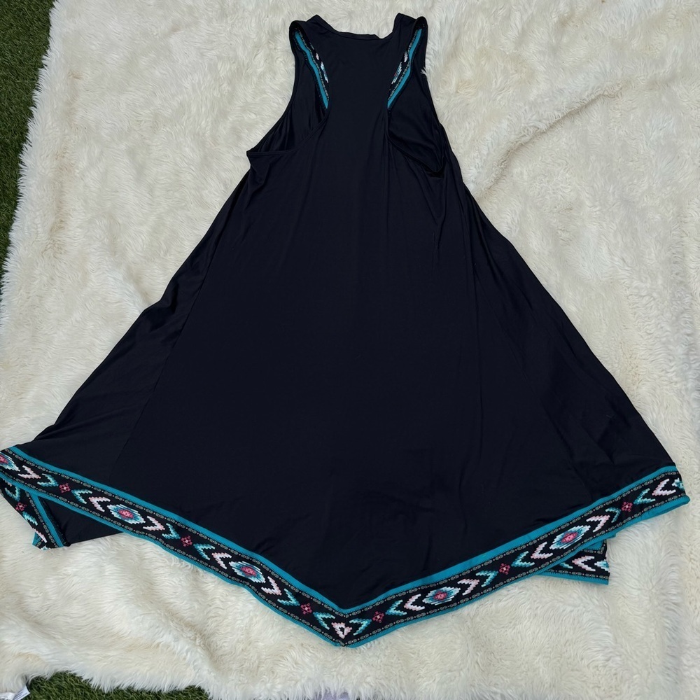 Coco Reef Black Asymmetrical Swim Coverup - Picture 7 of 10